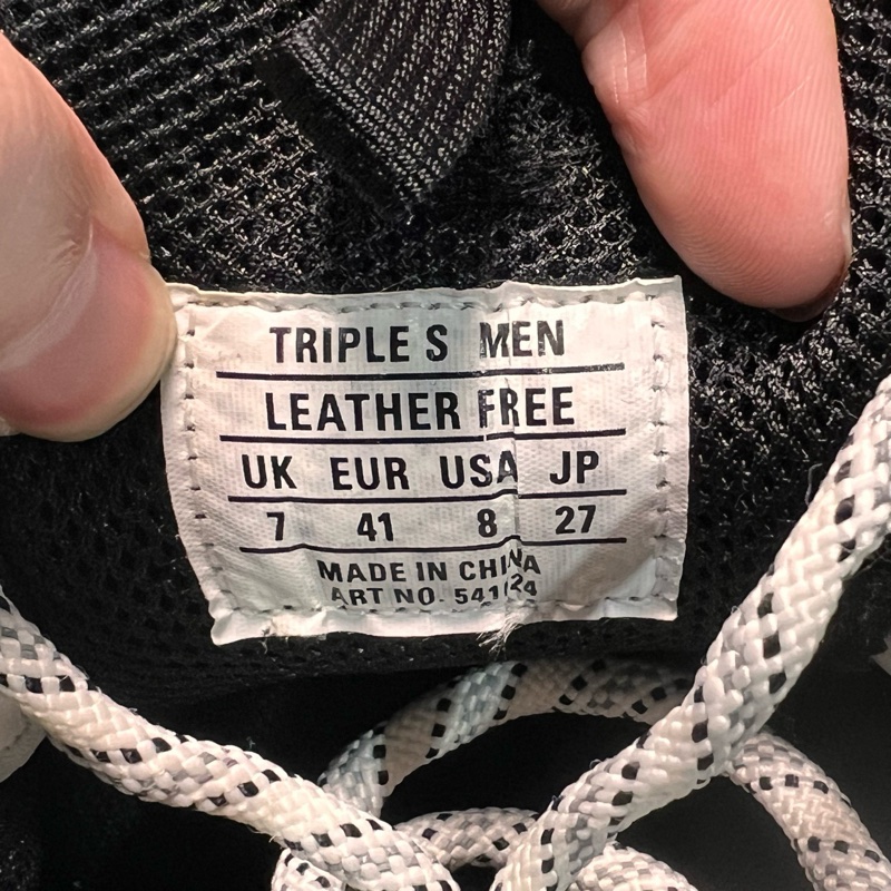 Balenciaga 巴黎世家 Triple S Clear Sole 灰白色 41碼-7