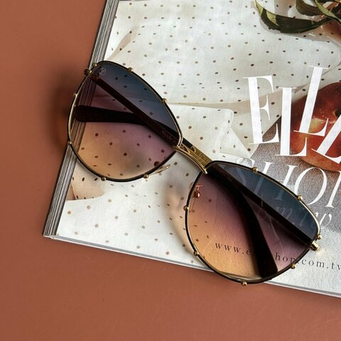 ::Louis Vuitton:: LV M0139 Z1140E 漸層鏡片金框邊墨鏡 太陽眼鏡 Cocktail Rainbow Gradation Sunglasses