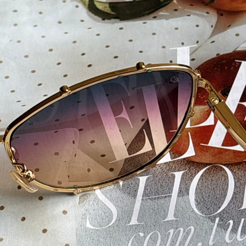 ::Louis Vuitton:: LV M0139 Z1140E 漸層鏡片金框邊墨鏡 太陽眼鏡 Cocktail Rainbow Gradation Sunglasses-5