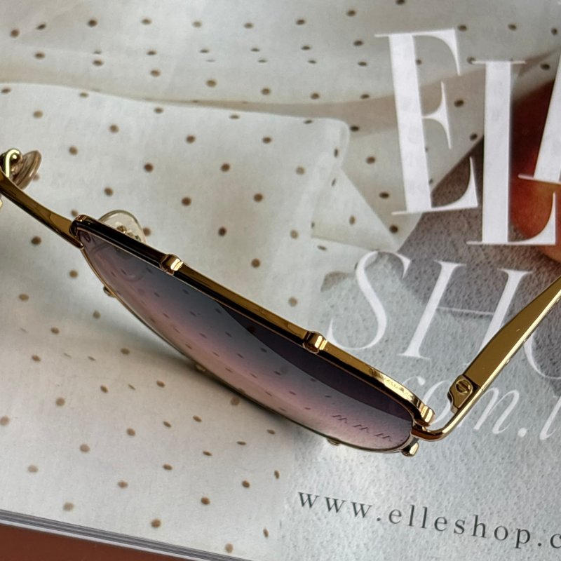 ::Louis Vuitton:: LV M0139 Z1140E 漸層鏡片金框邊墨鏡 太陽眼鏡 Cocktail Rainbow Gradation Sunglasses-6