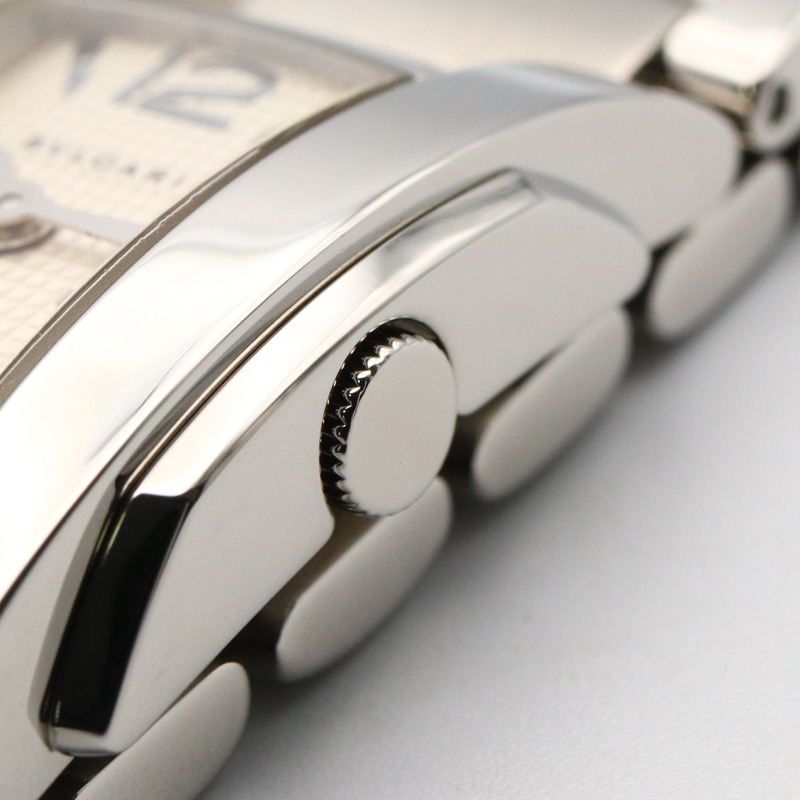 銀色錶盤 不鏽鋼 Assioma 石英腕錶【BVLGARI 寶格麗】 AA26S-5