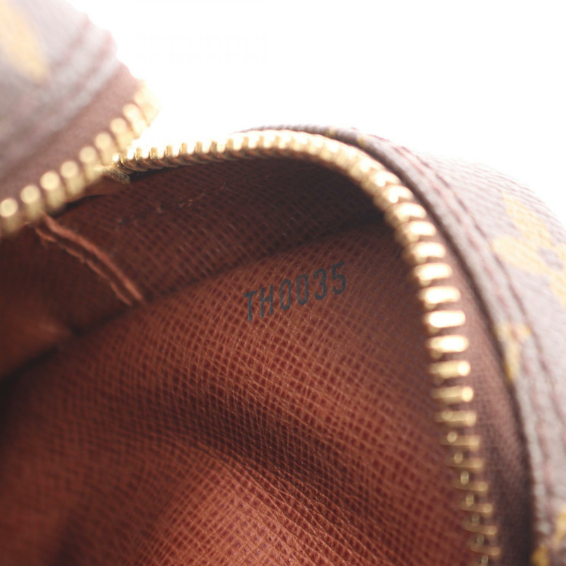 棕色 原花帆布 Amazone 肩背包【LOUIS VUITTON LV 路易威登】 M45236-4