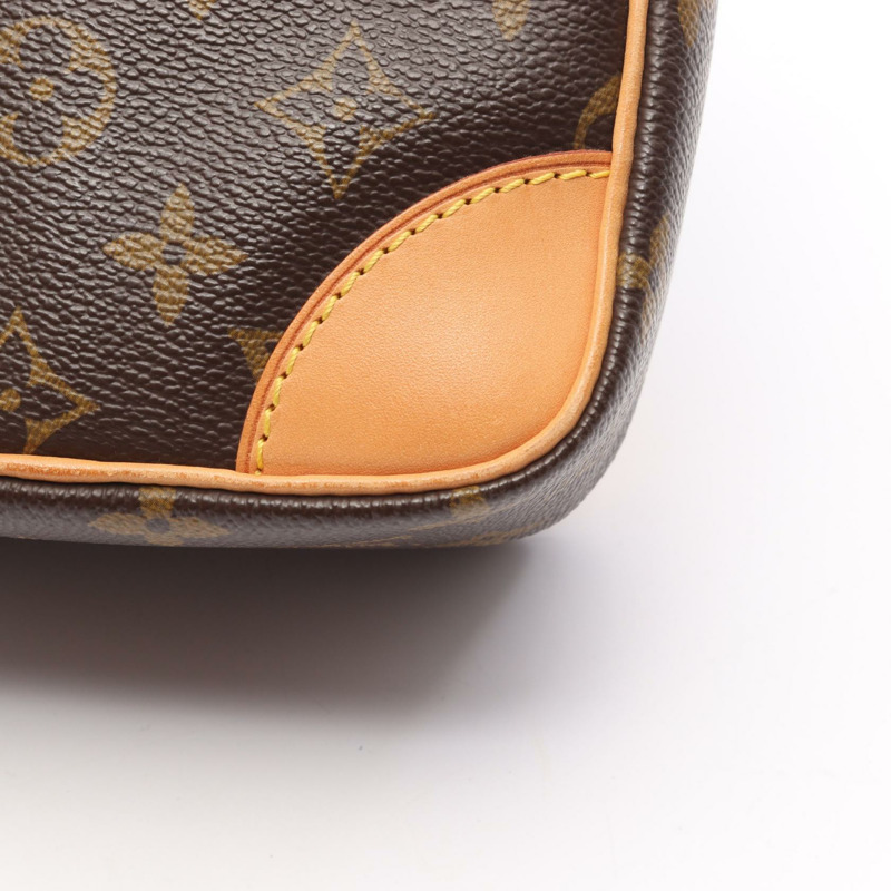 棕色 原花帆布 Amazone 肩背包【LOUIS VUITTON LV 路易威登】 M45236-9