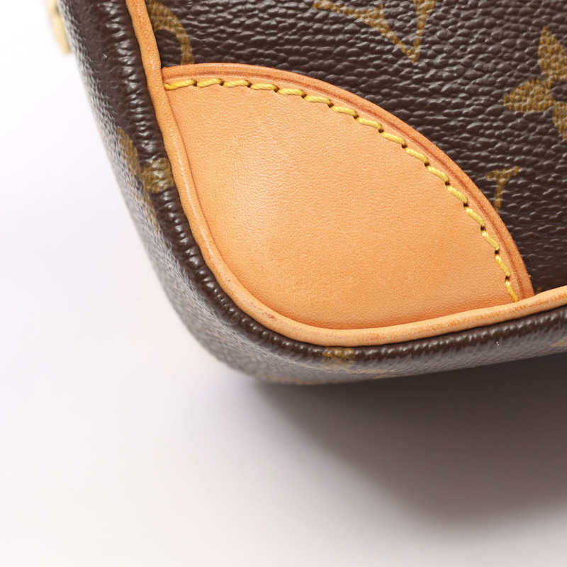 棕色 原花帆布 Amazone 肩背包【LOUIS VUITTON LV 路易威登】 M45236-10