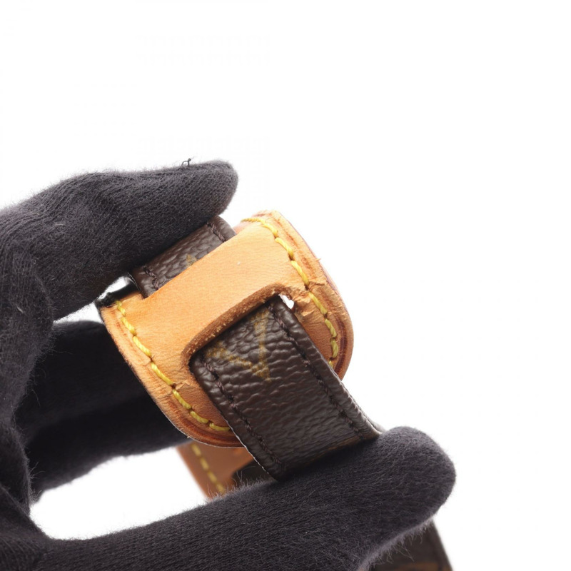 棕色 原花帆布 Amazone 肩背包【LOUIS VUITTON LV 路易威登】 M45236-14