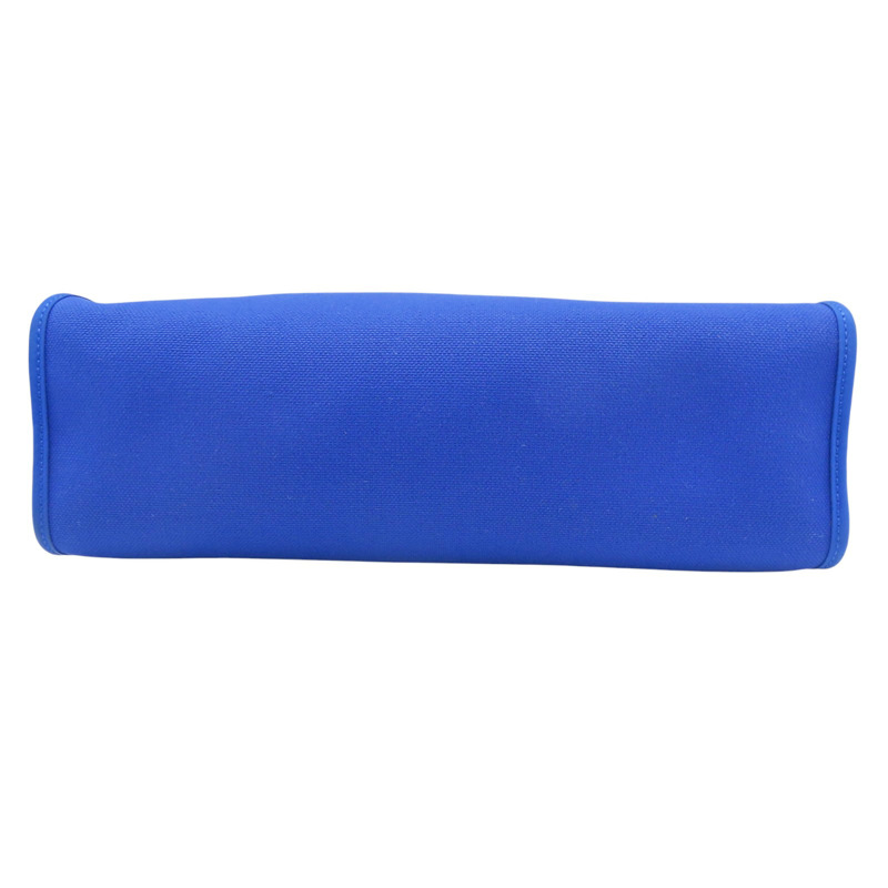 電光藍帆布 棕色牛皮 Herbag Zip 31 肩背包 C刻 (無鎖頭)【HERMES 愛馬仕】 H078971CKAT-5