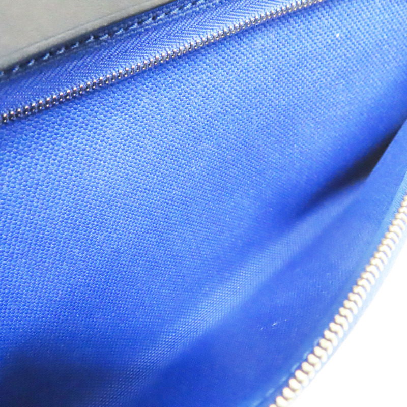 電光藍帆布 棕色牛皮 Herbag Zip 31 肩背包 C刻 (無鎖頭)【HERMES 愛馬仕】 H078971CKAT-7