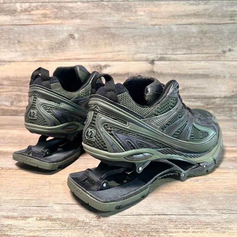 Balenciaga Xpander 彈簧鞋 黑綠色 棕綠色  42碼-2