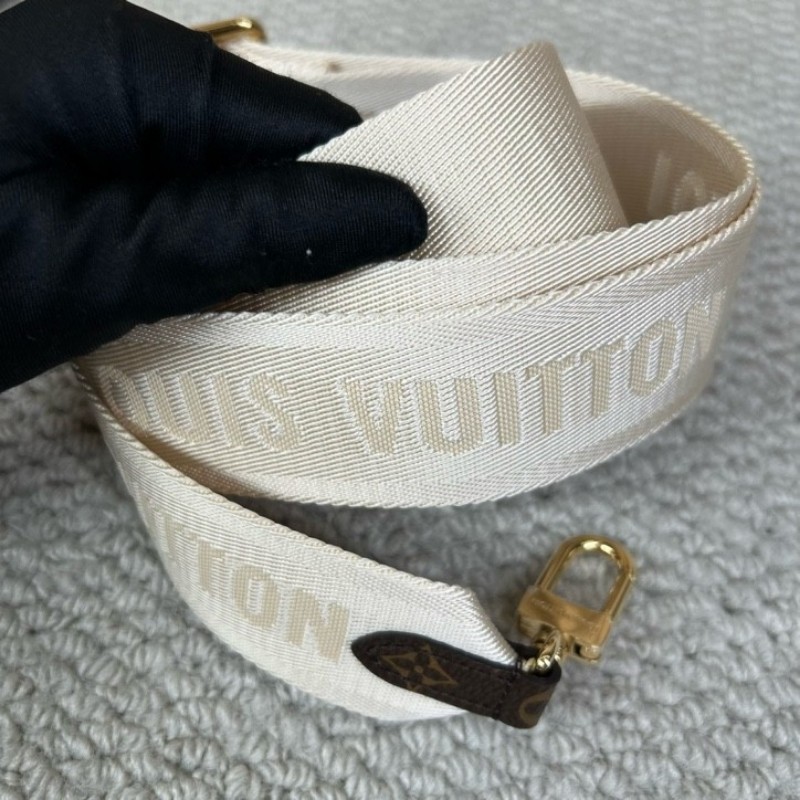 wwh bj LV路易威登onthego橫版老花托特包 經典老花配棕色皮革 金色五金配件 寬肩帶 可單肩可斜挎可手提 容量實用 日常通勤百搭-22