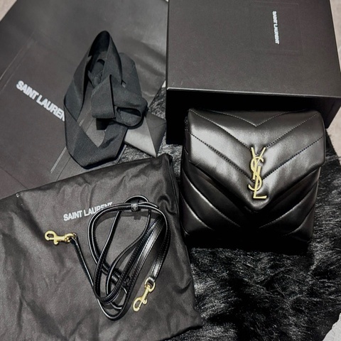 極新YSL Lou Lou黑金方胖子