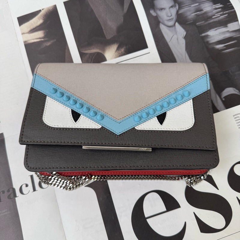 芬迪 Fendi 小惡魔鏈條包 底長19cm  🈚附件-2