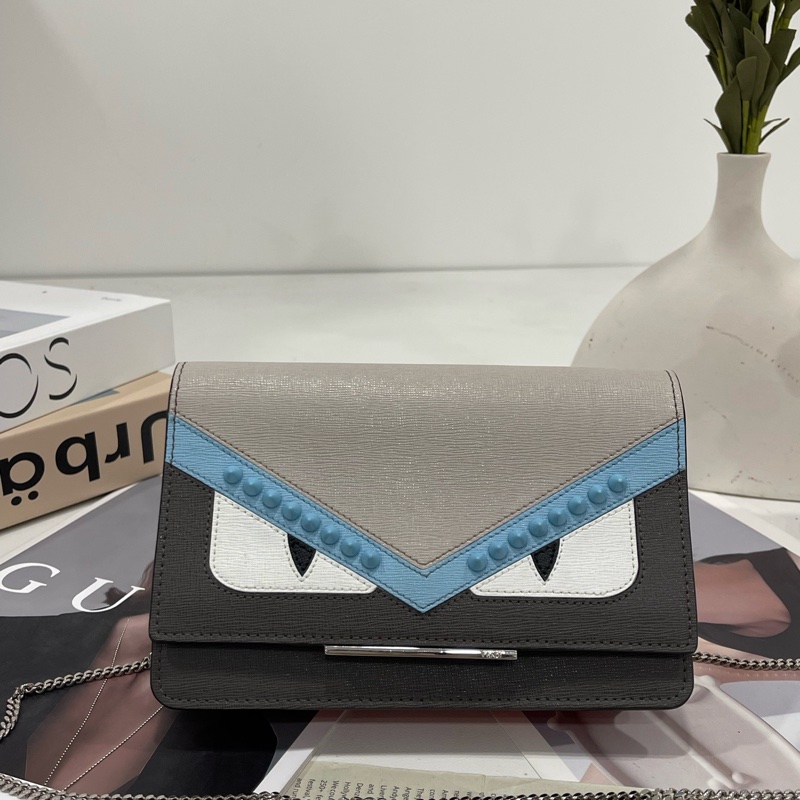 芬迪 Fendi 小惡魔鏈條包 底長19cm  🈚附件-3