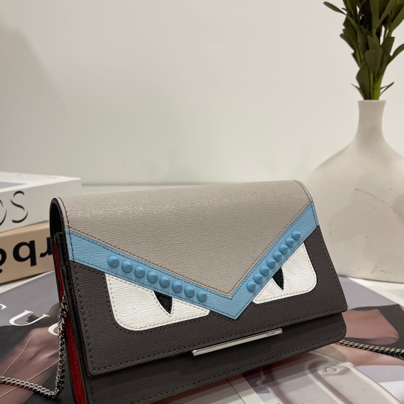 芬迪 Fendi 小惡魔鏈條包 底長19cm  🈚附件-4