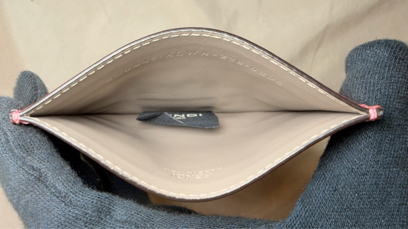 ✨近新閒置 fendi 芬迪 大logo拼色7卡卡夾-4