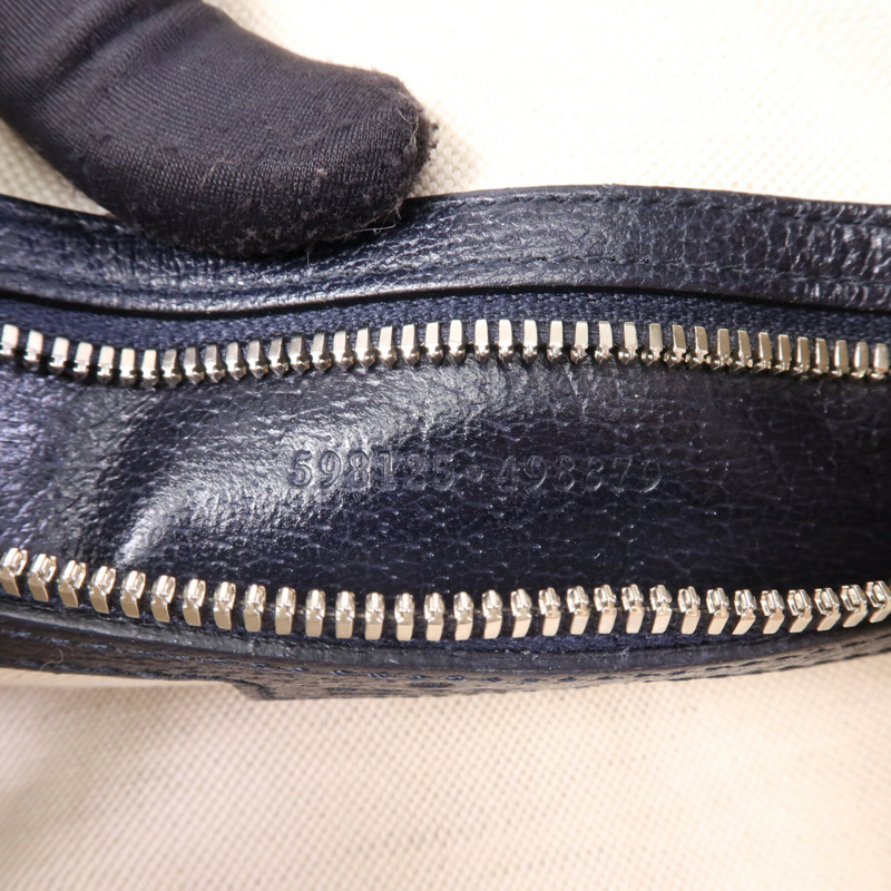 GUCCI 塗層帆布Ophidia GG銀扣肩背袋-7