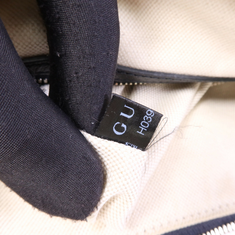 GUCCI 塗層帆布Ophidia GG銀扣肩背袋-14