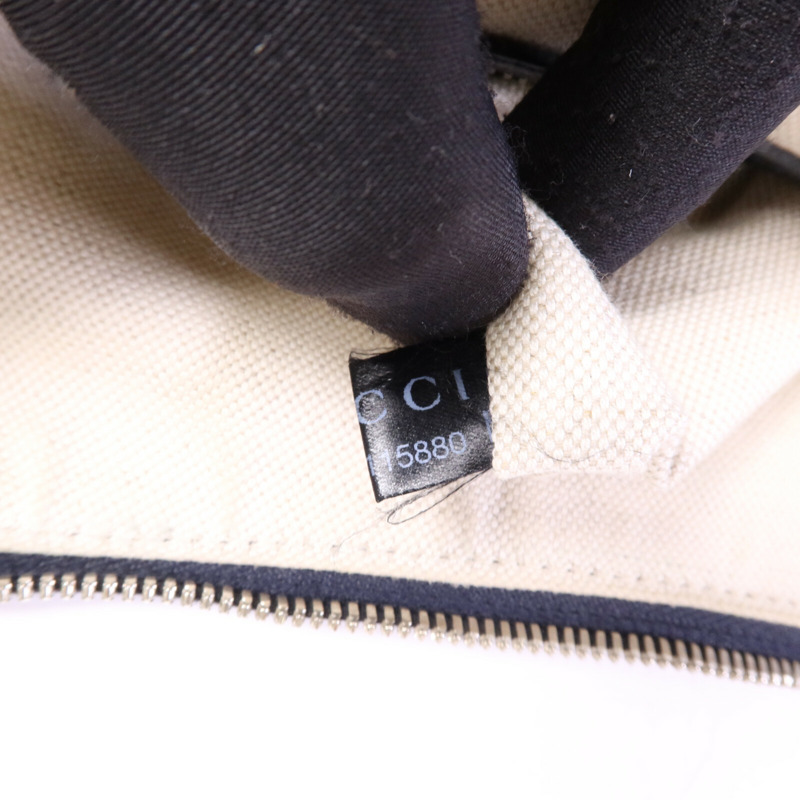 GUCCI 塗層帆布Ophidia GG銀扣肩背袋-15