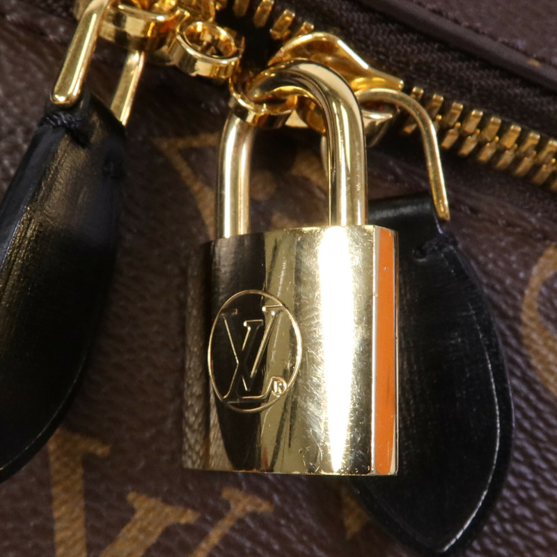 LOUIS VUITTON Monogram Reverse Vanity PM金扣手挽肩背兩用袋-6