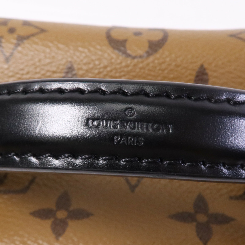 LOUIS VUITTON Monogram Reverse Vanity PM金扣手挽肩背兩用袋-13