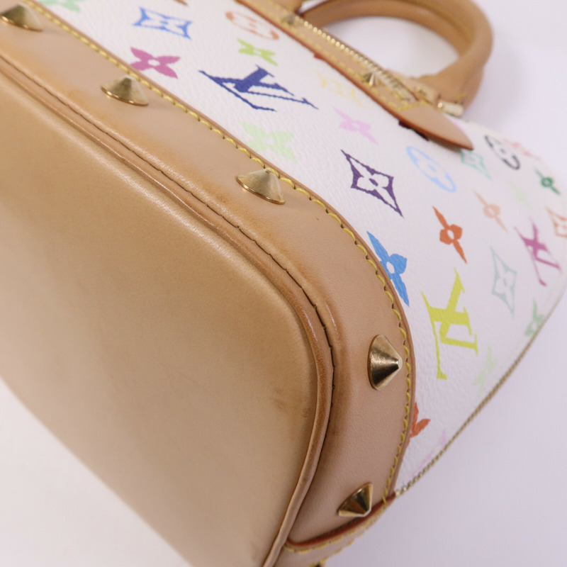 LOUIS VUITTON Monogram Multicolore Alma金扣手挽袋-10
