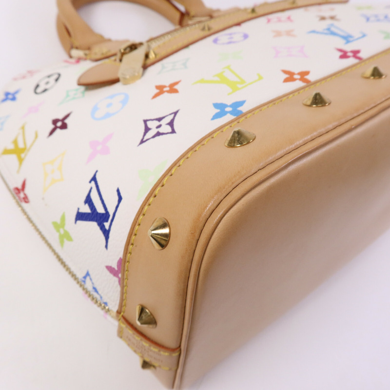 LOUIS VUITTON Monogram Multicolore Alma金扣手挽袋-11