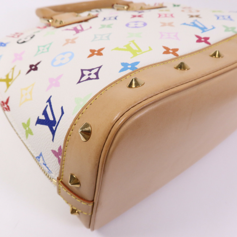 LOUIS VUITTON Monogram Multicolore Alma金扣手挽袋-13