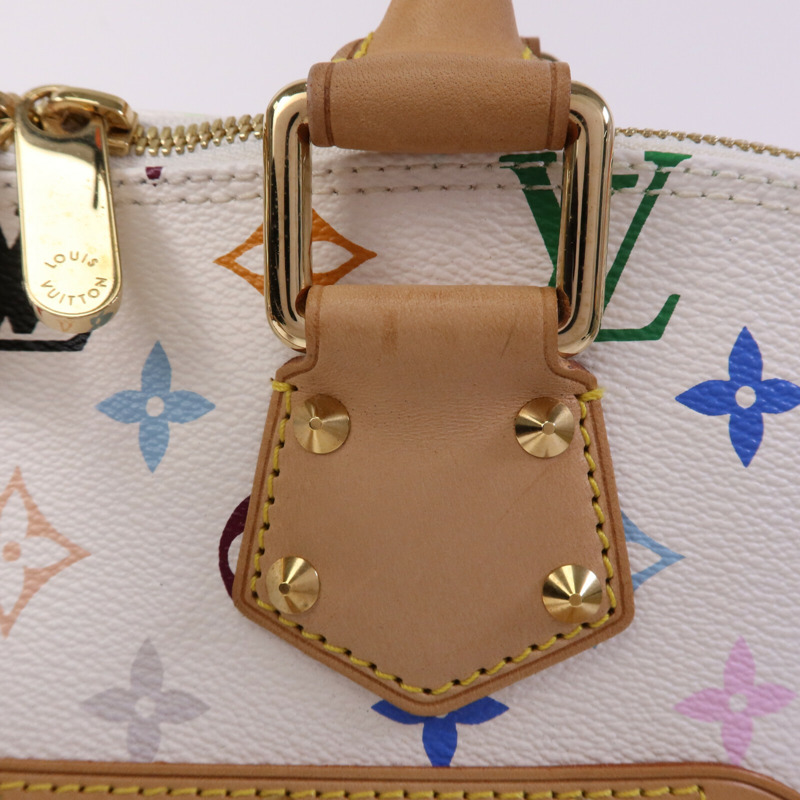 LOUIS VUITTON Monogram Multicolore Alma金扣手挽袋-14