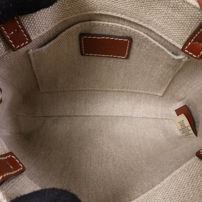 Chloe 帆布Mini Woody手挽肩背兩用袋-4