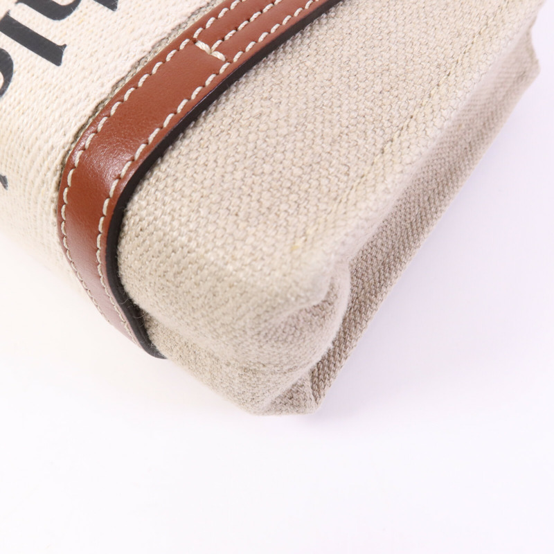 Chloe 帆布Mini Woody手挽肩背兩用袋-7