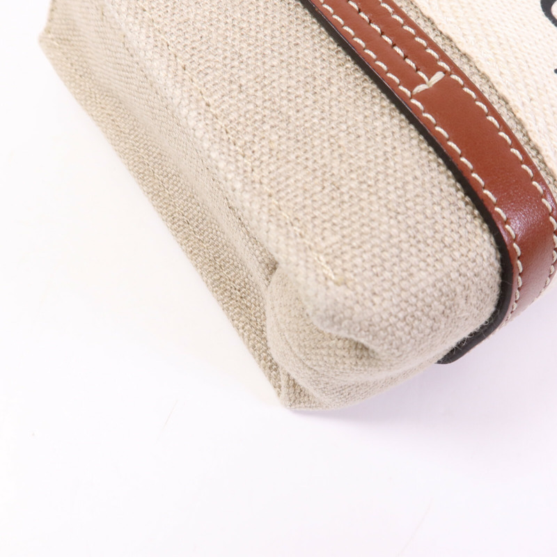 Chloe 帆布Mini Woody手挽肩背兩用袋-10