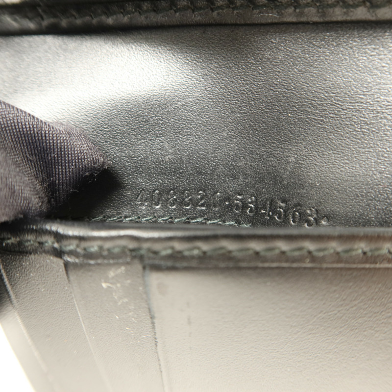 GUCCI 牛皮皮革Signature Wallet銀扣錢包-7