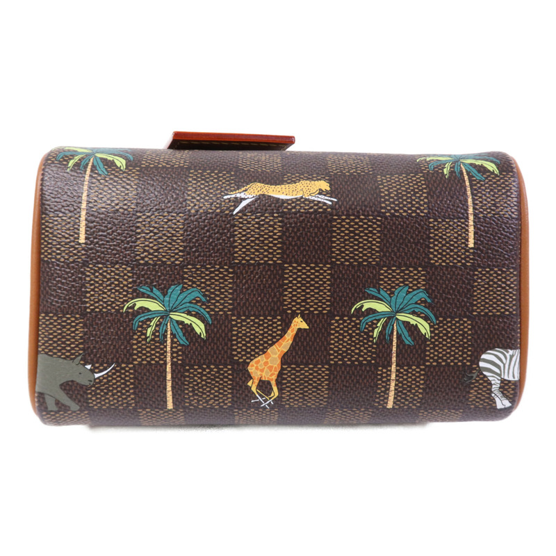 LOUIS VUITTON Damier Heritage Speedy Bandouliere 18 X The Darjeeling金扣手挽肩背兩用袋-3