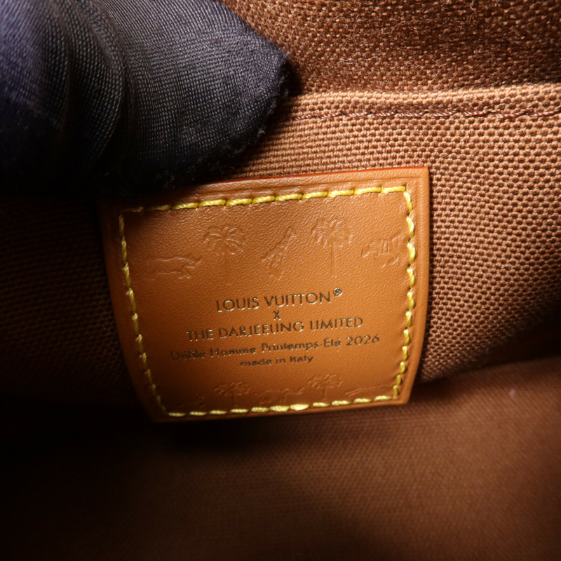 LOUIS VUITTON Damier Heritage Speedy Bandouliere 18 X The Darjeeling金扣手挽肩背兩用袋-5