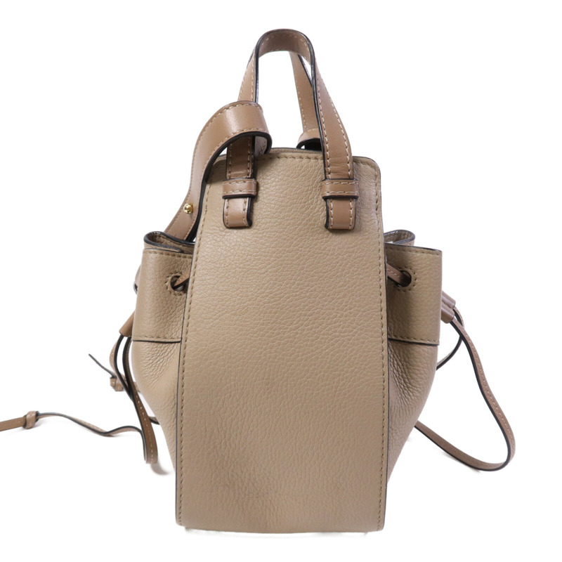 LOEWE 牛皮皮革Hammock Mini金扣手挽肩背兩用袋-1