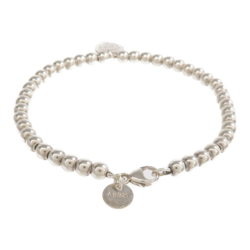TIFFANY＆CO 925純銀Heart Tag Bead手鏈-2