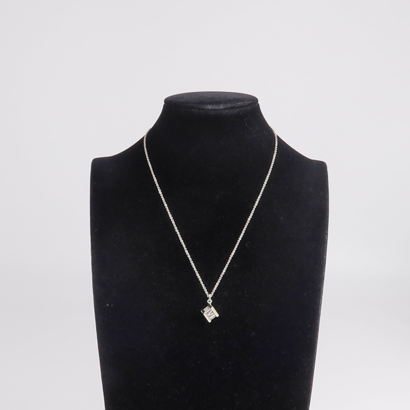 TIFFANY＆CO 925純銀Atlas Cube項鍊-8