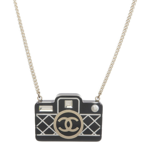 CHANEL PVC/金屬Necklace項鍊