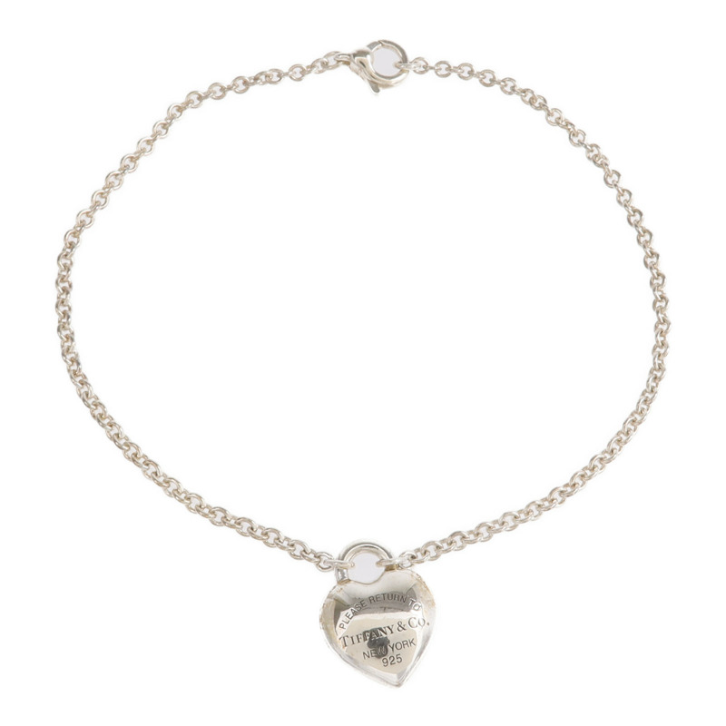 TIFFANY＆CO 925純銀Return To Tiffany Heart Bracelet手鏈-3