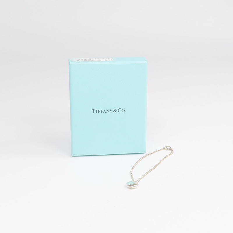 TIFFANY＆CO 925純銀Return To Tiffany Heart Bracelet手鏈-8