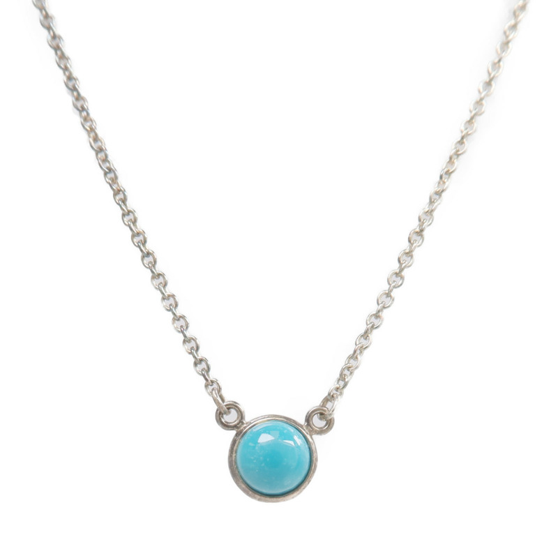 TIFFANY＆CO 925純銀Yard Turquoise Pendant項鍊-2