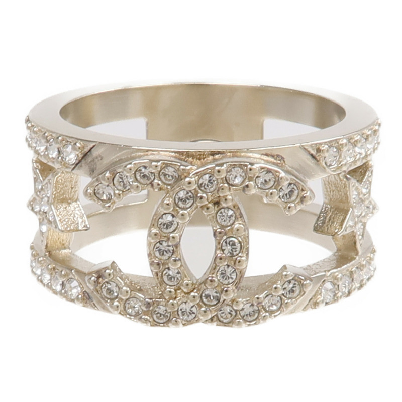 CHANEL 金屬Ring戒指US#7-1