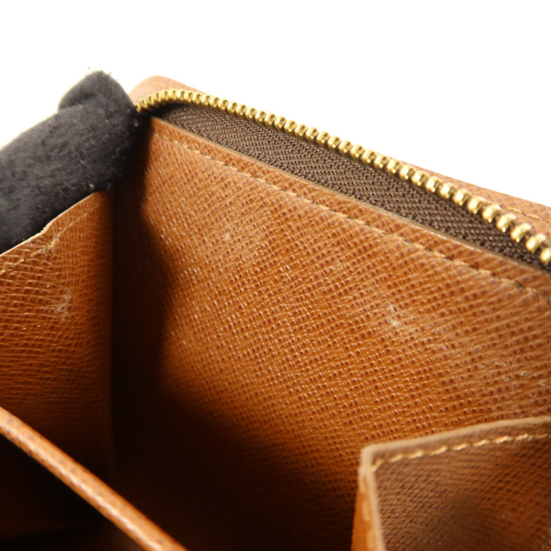 LOUIS VUITTON Monogram Compact Zipper Wallet金扣錢包-15