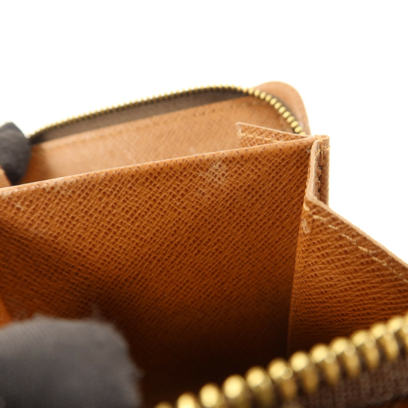 LOUIS VUITTON Monogram Compact Zipper Wallet金扣錢包-16