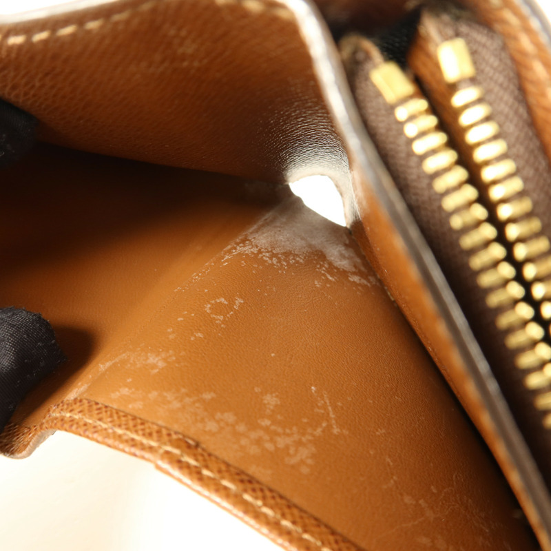 LOUIS VUITTON Monogram Compact Zipper Wallet金扣錢包-18