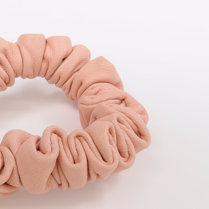 CHANEL 羊皮皮革Hair Ribbon髮帶-6