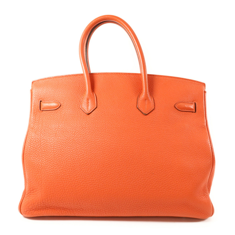 HERMES Clemence皮革Birkin 35銀扣手挽袋-1