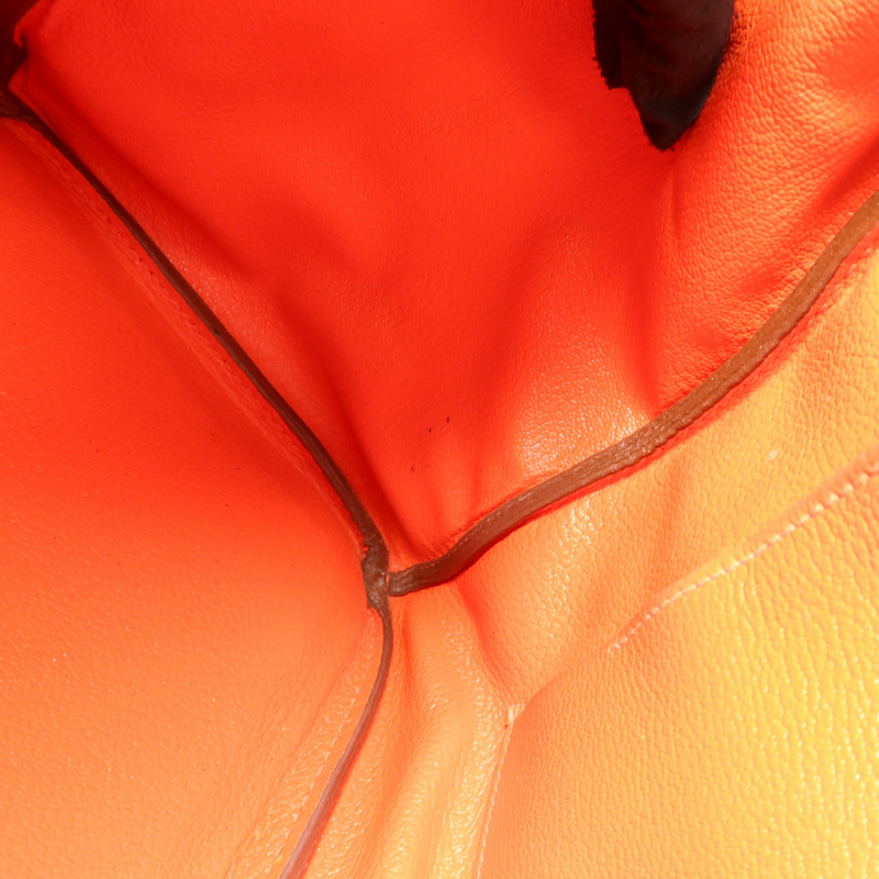 HERMES Clemence皮革Birkin 35銀扣手挽袋-20