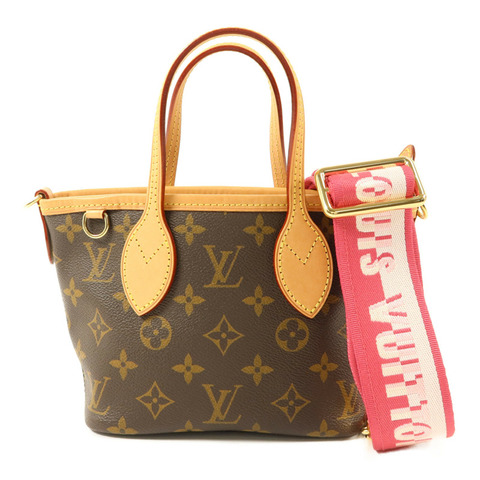 LOUIS VUITTON Monogram Neverfull BB金扣手挽肩背兩用袋