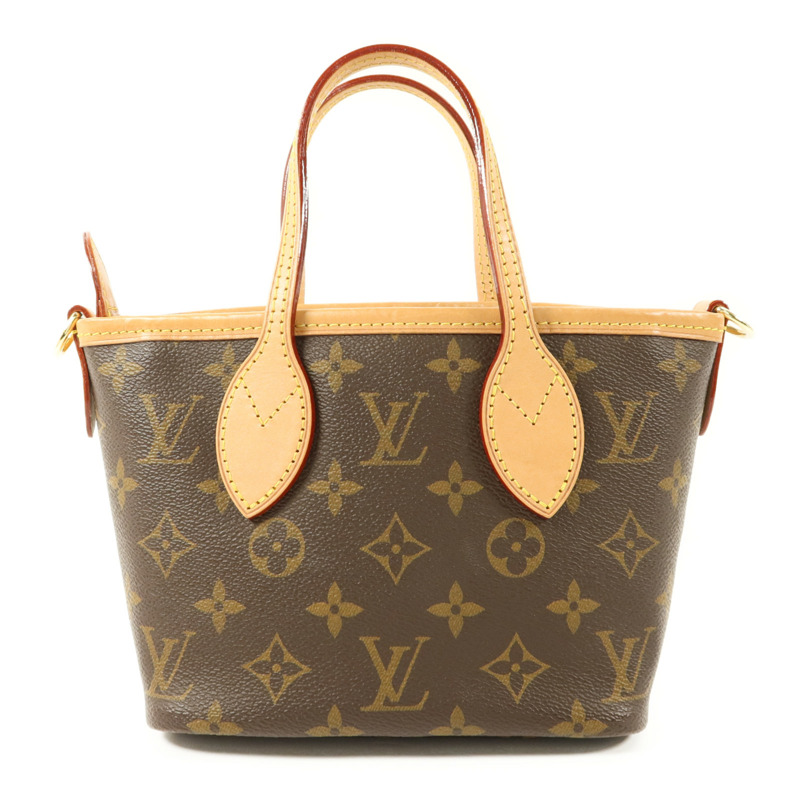 LOUIS VUITTON Monogram Neverfull BB金扣手挽肩背兩用袋-1