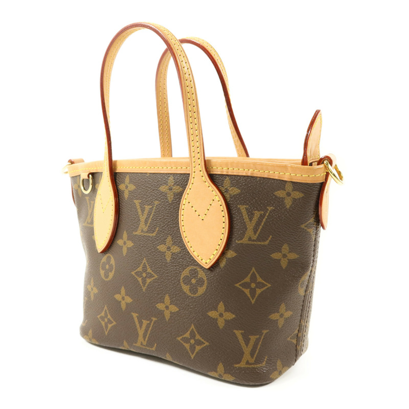 LOUIS VUITTON Monogram Neverfull BB金扣手挽肩背兩用袋-2